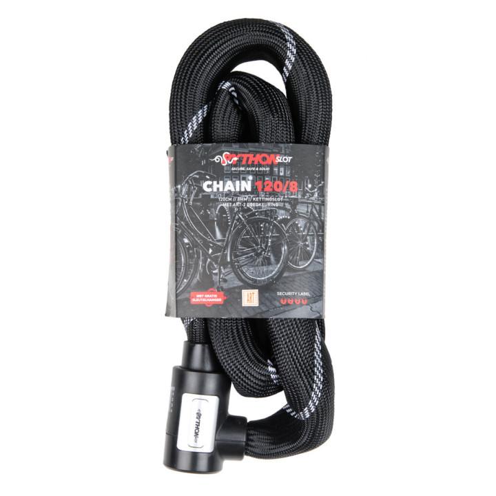Pearl Bike | Antivol chaîne 8mm 120cm ART-2 Pythonslot